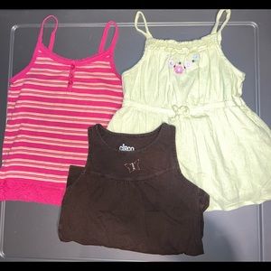 Lot of 3 Girls Tank Tops Size 7/8